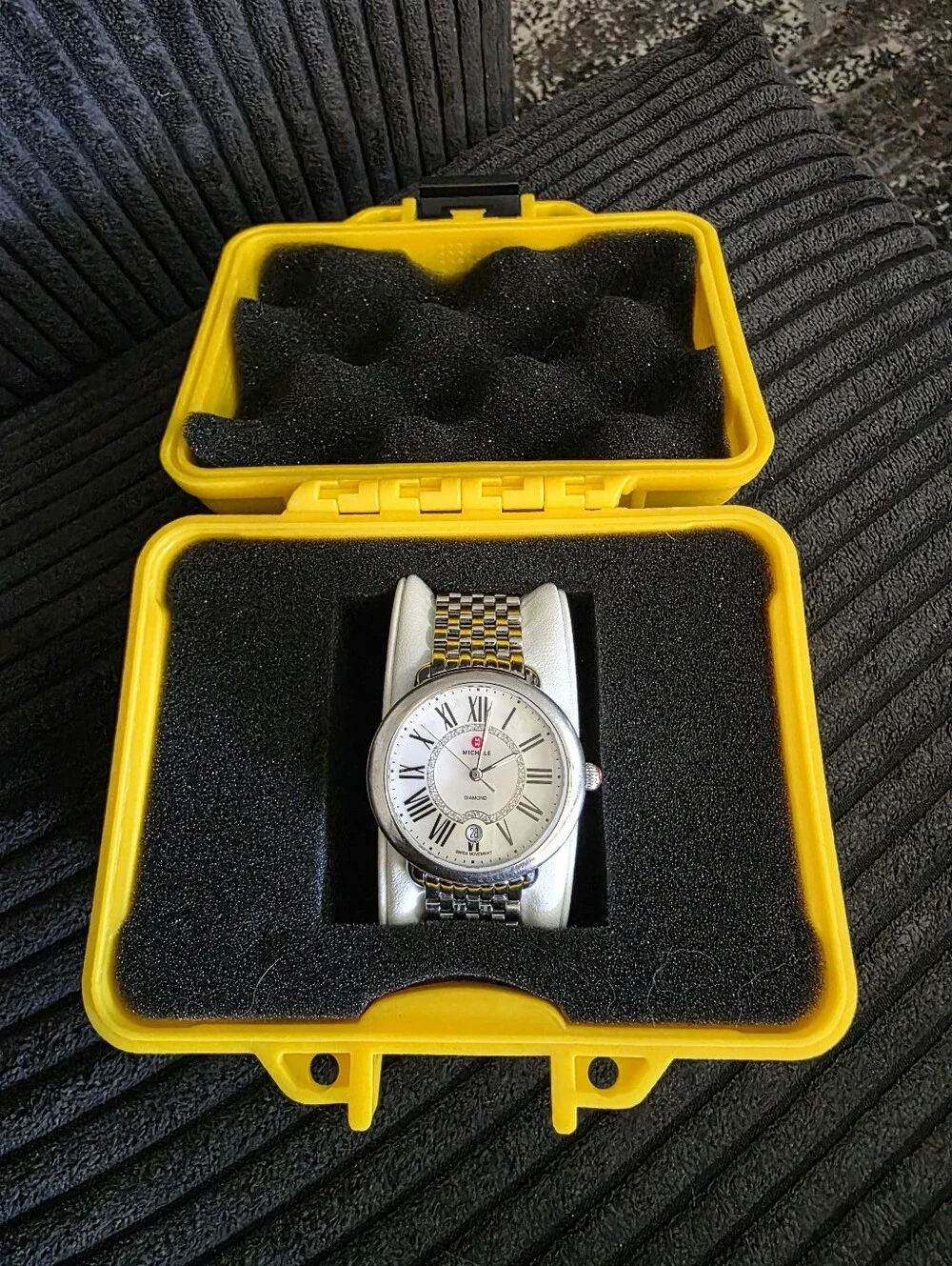 Michele Serein Diamond Collection, 29mm Watch with 46 Diamonds.